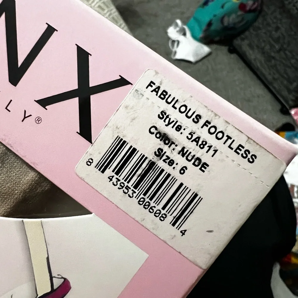 Spanx Haute Contour Nude Footless Tights size 6